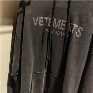 100% Authentic Vetements Hoodie